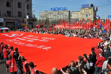 Г.А. Зюганов на митинге 9 мая в Москве: «Это была Победа труда над капиталом, Победа Великого Октября!»
