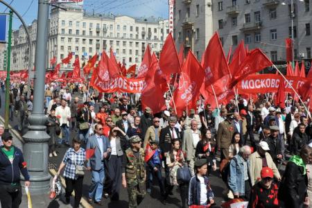 Г.А. Зюганов на митинге 9 мая в Москве: «Это была Победа труда над капиталом, Победа Великого Октября!»