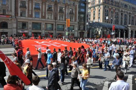 Г.А. Зюганов на митинге 9 мая в Москве: «Это была Победа труда над капиталом, Победа Великого Октября!»