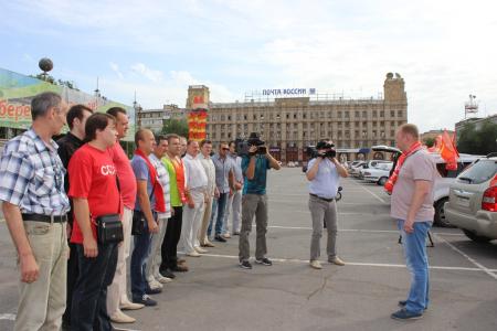Сталинградские коммунисты провели автопробег против добычи никеля в Прихоперье
