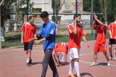 Астрахань. Турнир по мини-футболу «Кубок комсомола»