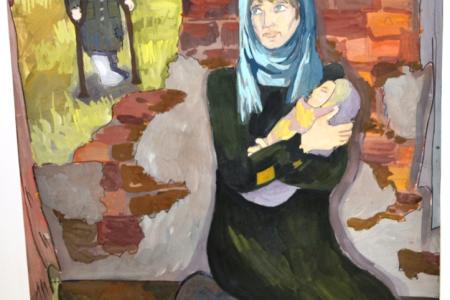 Республика Калмыкия. Коммунисты вручили призы победителям школьного конкурса рисунков, посвященного Дню Победы
