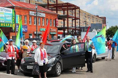 Коммунисты приняли участие в экологическом автопробеге по Московской области