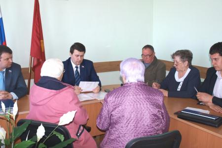 Тула. О.А. Лебедев отчитался перед избирателями Привокзального района 