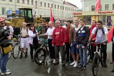За Мельникова! Велопробег в поддержку кандидата в Мэры Москвы