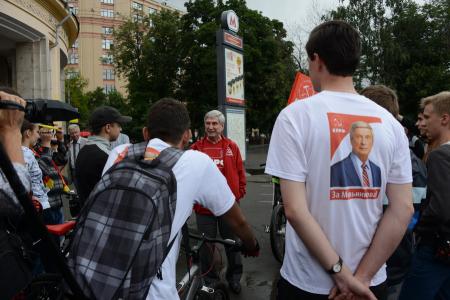 За Мельникова! Велопробег в поддержку кандидата в Мэры Москвы