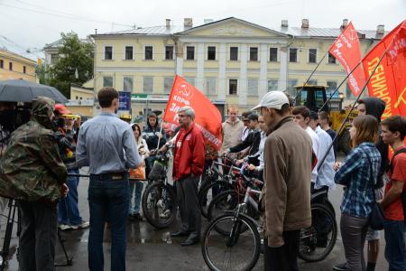 За Мельникова! Велопробег в поддержку кандидата в Мэры Москвы