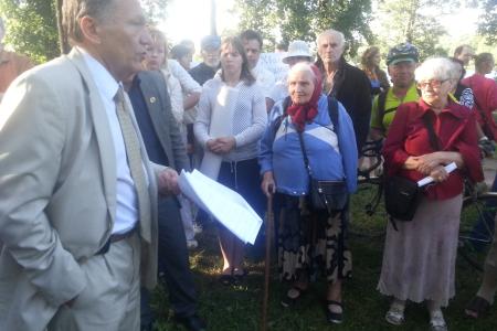 Санкт-Петербург. Митинг в защиту Суздальских озер