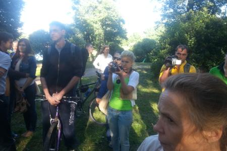 Санкт-Петербург. Митинг в защиту Суздальских озер