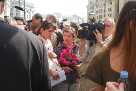 В день рассмотрения закона о «реформе» РАН научная общественность провела траурную акцию у Госдумы