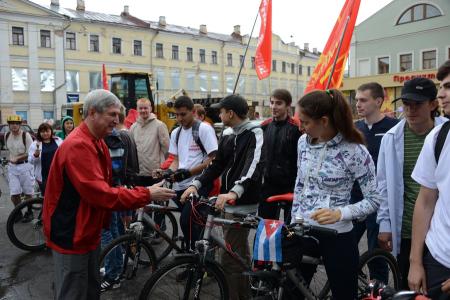 За Мельникова! Велопробег в поддержку кандидата в Мэры Москвы