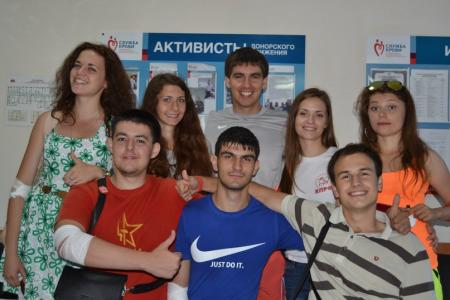 Астраханские комсомольцы провели акцию по сдаче крови