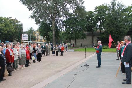 Псковская область. Всероссийский митинг «Детям войны – достойную жизнь!»