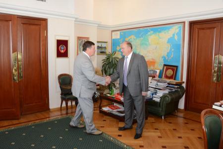 Г.А. Зюганов провел рабочую встречу с кандидатом в губернаторы Владимирской области А.В. Бобровым