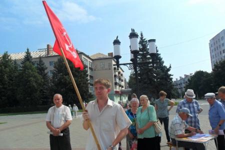 Республика Татарстан. Митинг в Зеленодольске: за отставку правительства РФ и против плохой работы местной власти