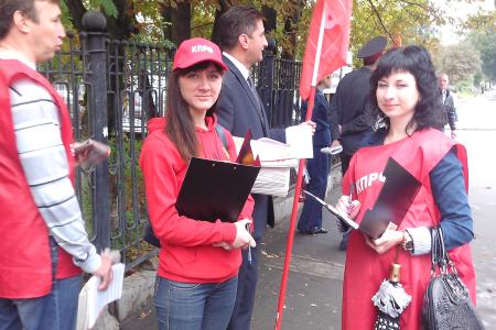Протестные пикеты прошли в Орловской области