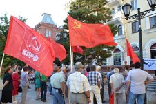 Астрахань. Митинг с требованием отставки правительства