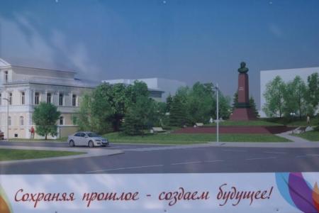 Пенза. Торжественная закладка камня в основание памятника Карлу Марксу
