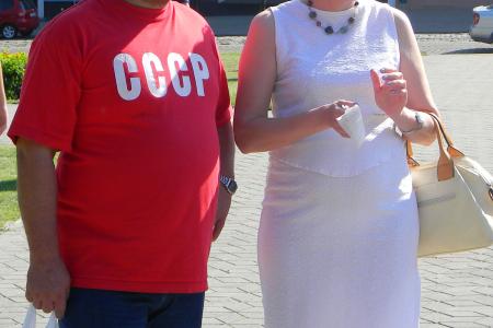 Митинг в Калининграде, посвященный 110-й годовщине II съезда РСДРП
