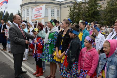 Победа будет за нами! Итоговый репортаж о рабочей поездке Г.А. Зюганова в Орловскую область