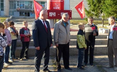 Встреча членов партии КПРФ с избирателями в подмосковном Курилово