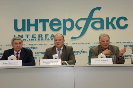 «Битва за РАН – это битва за будущее России!» Пресс-конференция Г.А. Зюганова, И.И. Мельникова, Ж.И. Алферова в ИА «Интерфакс»