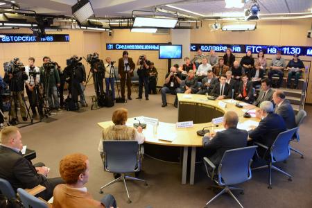 Коммунисты и патриоты – вместе к победе! Пресс-конференция Г.А. Зюганова в РИА «Новости»