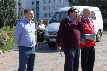 Алтайский край. Коммунисты выступили на митинге обманутых дольщиков
