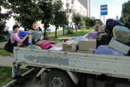 Амурская область. Коммунисты доставили пострадавшим от наводнения гуманитарный груз 