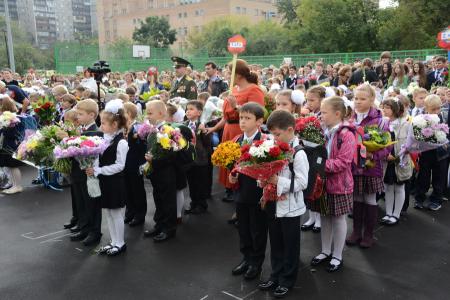 Г.А. Зюганов посетил московскую школу имени Зои и Александра Космодемьянских