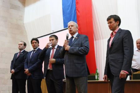 Ю.В. Афонин, В.В. Черкесов и А.А. Ющенко выступили перед избирателями Уфы
