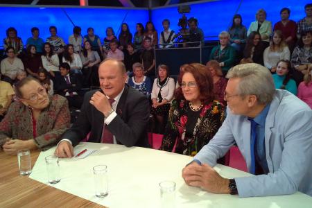 Г.А. Зюганов принял участие в передаче «Сегодня вечером», посвященной выдающемуся кинорежиссеру Владимиру Меньшову