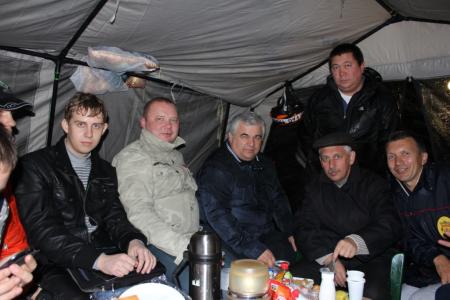 Волгоград. К.К. Тайсаев принимает участие в бессрочном пикете КПРФ с требованием отмены итогов выборов в Волгоградскую городскую Думу