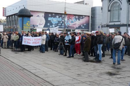 Митинг в поддержку лодочных баз в Саратове