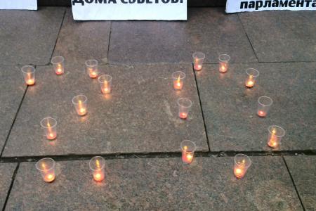 "Да здравствует советская власть!" Пикет в Иваново, посвящённый 20-летию кровавых событий 1993 года