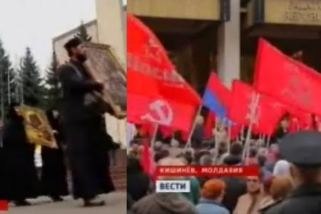 Молдавия: Коммунисты и священнослужители готовы вместе стоять насмерть, чтобы защитить традиционные национальные ценности