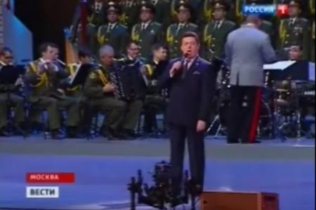 "Вести" ("Россия-1") - с торжественных акциях в честь 95-летия комсомола в Кремле и Останкино: Опыт ВЛКСМ пригодился бы и сегодня