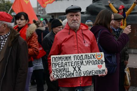 "Эхо Москвы". Г.А.Зюганов на митинге памяти павших 20 лет назад защитников Дома Советов: "Нам как никогда требуется единство русских"