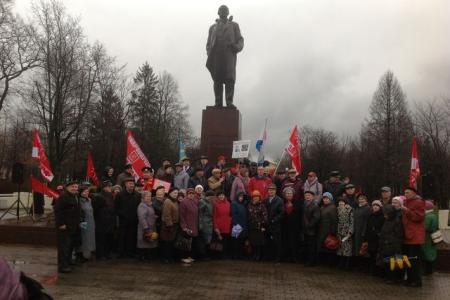 Вологодская область. Демонстрация и праздничный митинг, посвященные 96-й годовщине Великой Октябрьской Социалистической революции прошли в Череповце