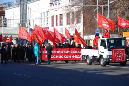 Амурская область. Д.Г. Новиков принял участие в праздновании Красного Октября в Благовещенске