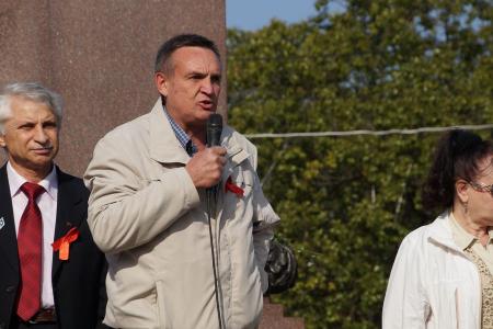 Митинг коммунистов в городе Сочи 7 ноября