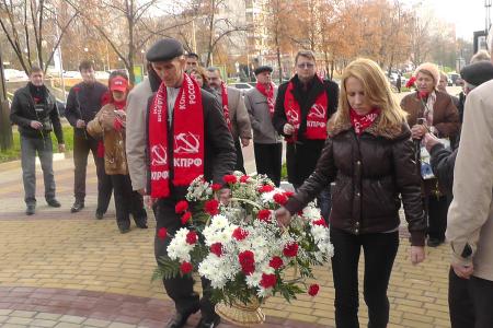Белгородская область. Праздник Великого Октября  прошёл под знаком протеста