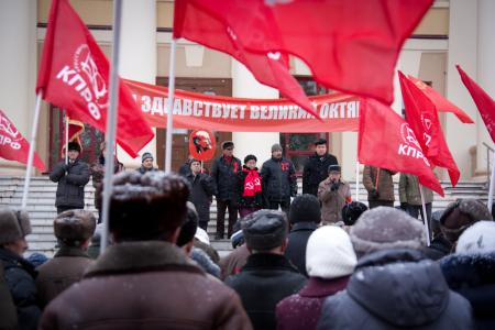 В Томской области прошли мероприятия, посвященные 96-й годовщине Великого Октября