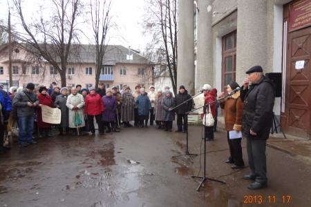 Нижегородская область. Митинги КПРФ в Городце и на Бору против закрытия больниц