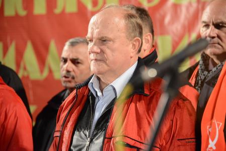 «Мы – наследники Красного Октября!» Шествие и митинг в Москве в честь 96-й годовщины Великой Октябрьской социалистической революции