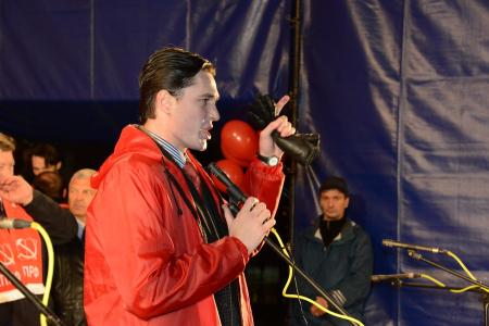 «Мы – наследники Красного Октября!» Шествие и митинг в Москве в честь 96-й годовщины Великой Октябрьской социалистической революции