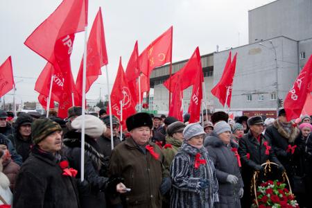 В Томской области прошли мероприятия, посвященные 96-й годовщине Великого Октября