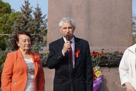 Митинг коммунистов в городе Сочи 7 ноября