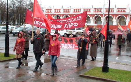 Праздничные мероприятия Великого Октября в Калужской области