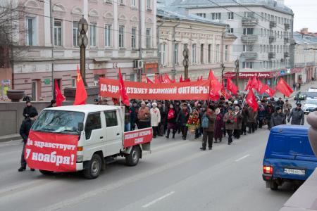 В Томской области прошли мероприятия, посвященные 96-й годовщине Великого Октября